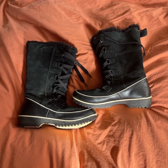 Women’s Sorel Tivoli High II Waterproof Winter Rain Mid Calf Snow Boots … - Picture 2 of 8